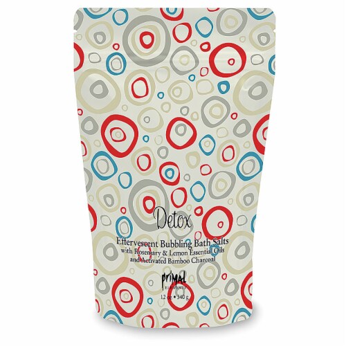 Primal Elements Detox Effervescent Bubbling Bath Salts Perspective: front