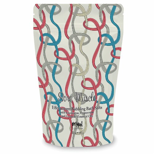 Primal Elements Sore Muscle Effervescent Bubbling Bath Salts Perspective: front