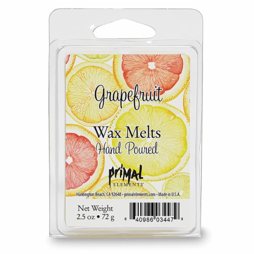 Primal Elements Grapefruit Wax Melts Perspective: front