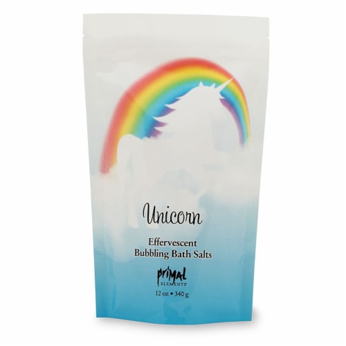Primal Elements Unicorn Effervescent Bubbling Bath Salts Perspective: front