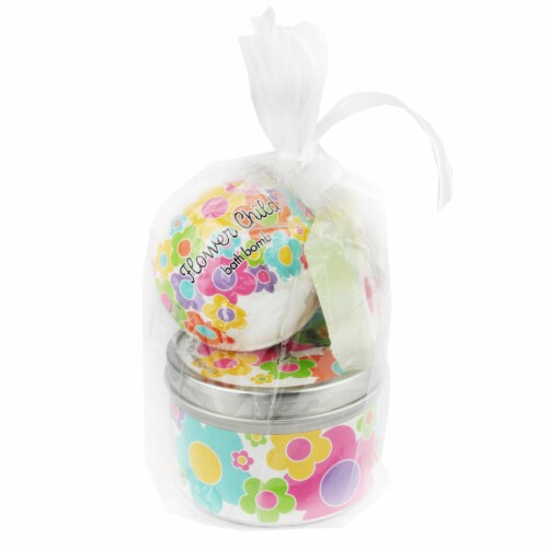 Primal Elements Flower Child Bath Gift Bag Perspective: front