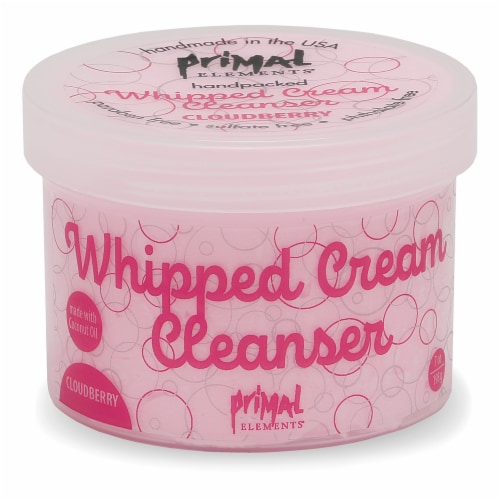 Primal Elements Cloudberry Whipped Cream Cleanser Perspective: front