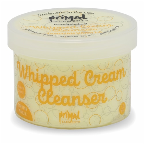 Primal Elements Tahitian Vanilla Whipped Cream Cleanser Perspective: front