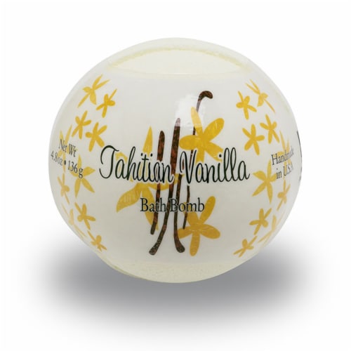 Primal Elements Tahitian Vanilla Bath Bomb Perspective: front