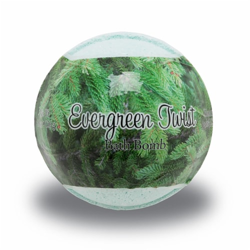 Primal Elements Evergreen Twist Bath Bomb Perspective: front
