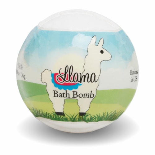 Primal Elements Llama Bath Bomb Perspective: front