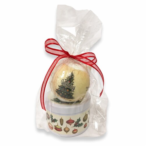 Primal Elements Holiday Bath Bomb Candle and Soap Gift Set Perspective: front