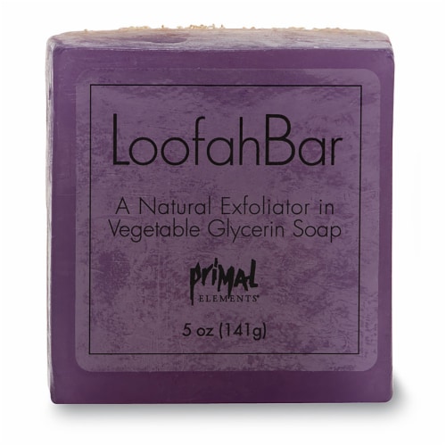 Primal Elements French 75 Loofah Bar Soap Perspective: front