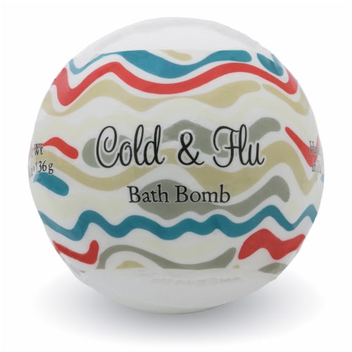 Primal Elements Cold & Flu Bath Bomb Perspective: front
