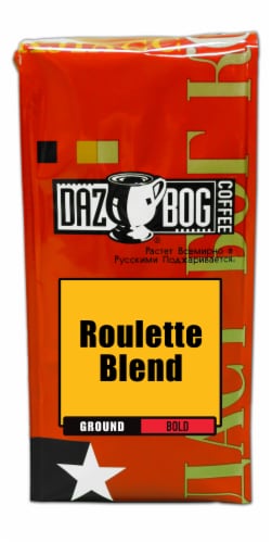 Dazbog® Roulette Blend Bold Medium Roast Ground Coffee Perspective: front