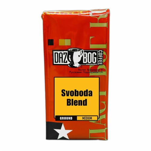 Dazbog® Svoboda Blend Medium Ground Coffee Perspective: front