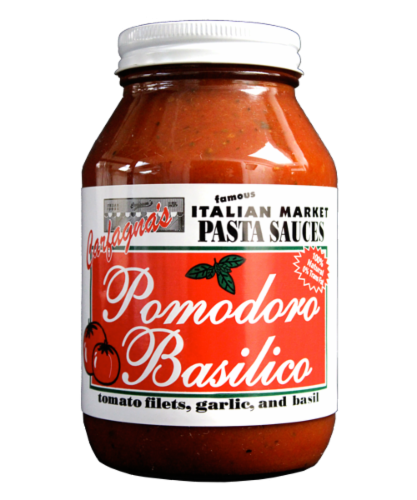 Carfagna's Pomodoro Basilico Sauce Perspective: front