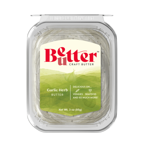 Better Butter Garlic Herb Butter 3 oz Perspective: front