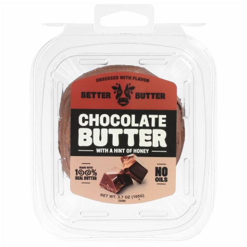 Better Butter Chocolate Butter with a Hint of Honey 3.7 oz Perspective: front