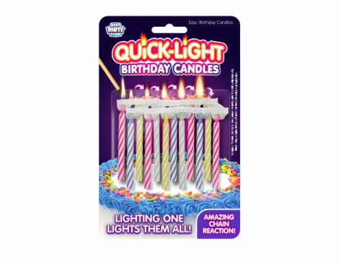 Best Party Ever Quick-Light Birthday Candles Perspective: front