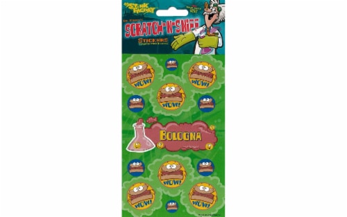 Just For Laughs Sticker Scratch-Sniff Bologna Perspective: front