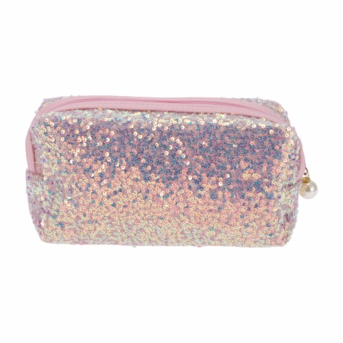 Sequin cosmetic bag outlet