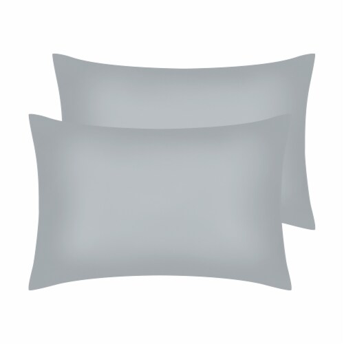 uxcell Set of 2 Satin Pillow Cases Envelope Closure Perspective: front