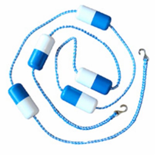 American Granby RFK12 12 ft. Rope & Floats Kit, Blue & White - 0.37 in. Rope 3 x 5 in. Floats Perspective: front