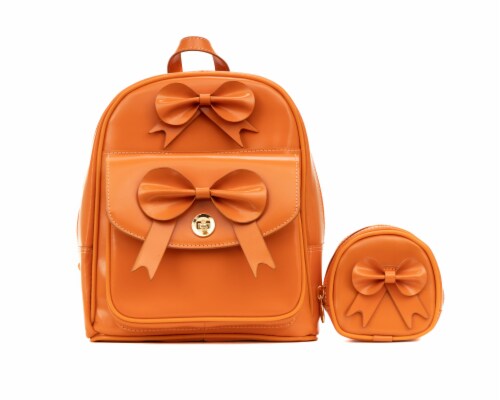 Leather Mini Bow Backpack, 1 - Kroger