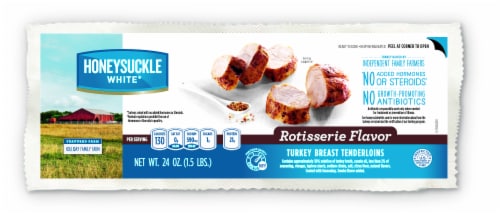 Honeysuckle White® Rotisserie Flavor Turkey Breast Tenderloins Perspective: front