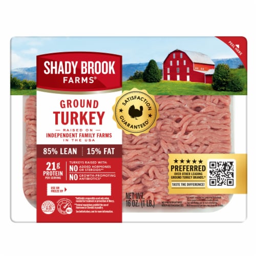 Shady Brook Farms® 85 Lean / 15 Fat Ground Turkey Tray, 16 oz Fry’s