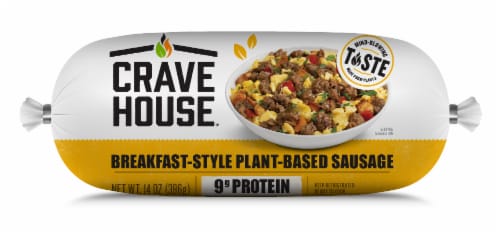 Crave House Plant-based Breakfast Sausage Perspective: front