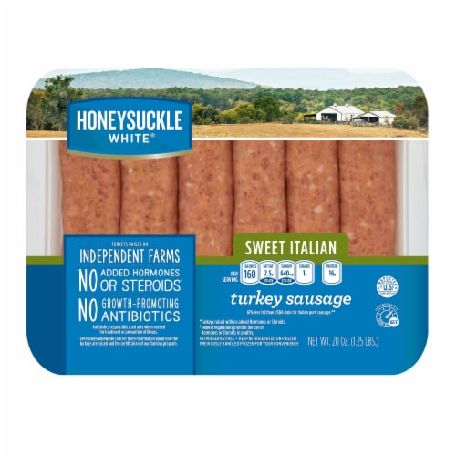 Butterball All Natural Ready-To-Cook Sweet Italian Style Turkey Sausage, 1  lb.