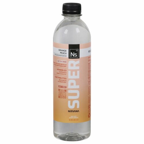 Nirvana Super™ Infused Super Water Orange Peach Perspective: front