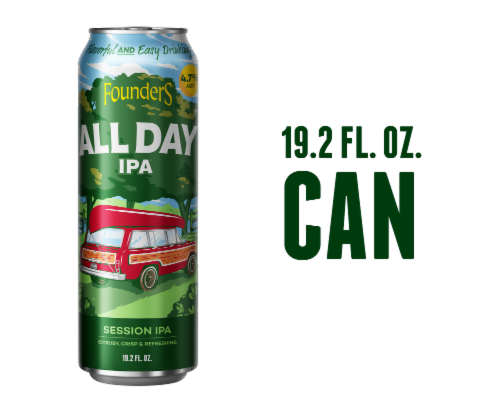 Founders Brewing All Day IPA Perspective: front