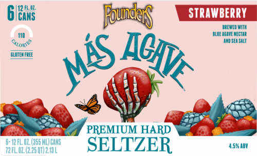 Founders Brewing Premium Hard Seltzer Perspective: front