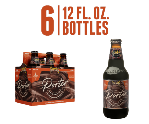 Founders® Brewing Porter Craft Beer Perspective: front