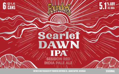 Founders Brewing Big Luscious Beer Perspective: front