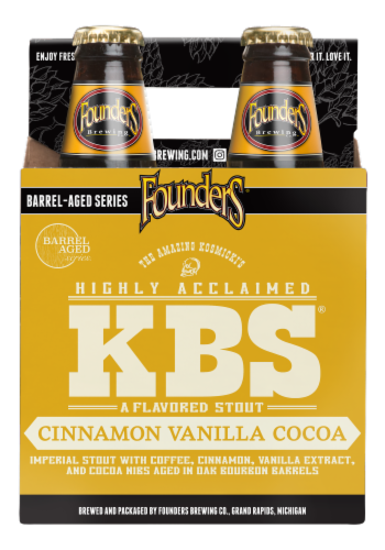 Founders KBS® Cinnamon Vanilla Cocoa Flavored Stout Perspective: front