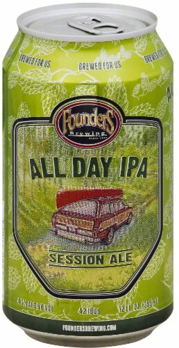 Founders Brewing All Day IPA Session Ale Perspective: front