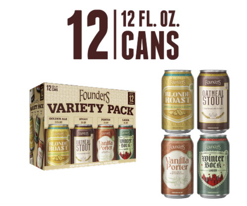Founders Brewing® Green Zerbra™ Variety Pack Perspective: front