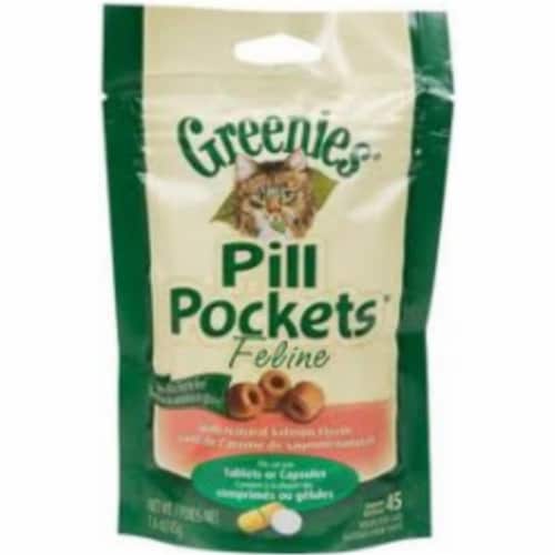 GREENIES PPKT SALMON 1.6 OZ Perspective: front