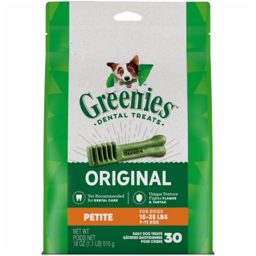 Greenies Original Petite Dental Dog Treats Perspective: front