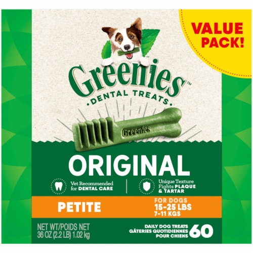 Greenies™ Original Petite Dog Dental Treats Value Pack Perspective: front