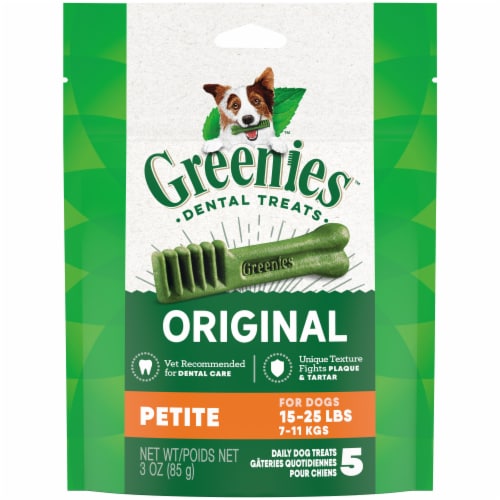 Greenies™ Original Petite Dog Dental Treats Perspective: front