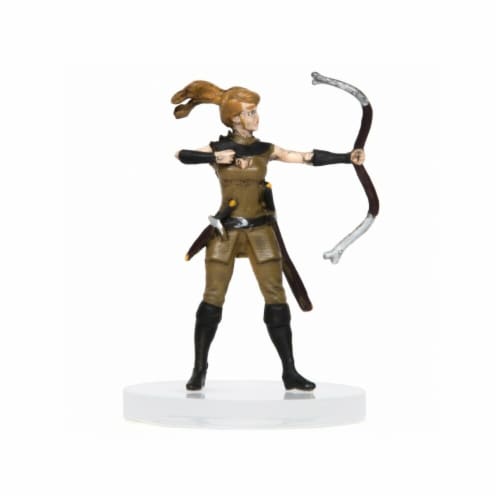 Role 4 Initiative R4I60001-PC Characters of Adventure Female Human Archer Miniature Perspective: front