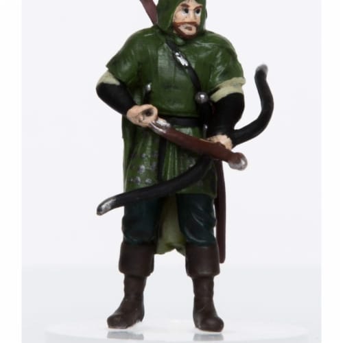 Role 4 Initiative Characters of Adventure Male Human Ranger Miniature Perspective: front