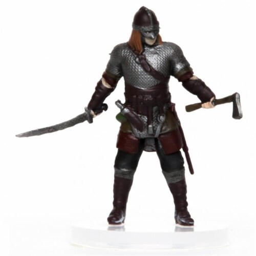 Role 4 Initiative Characters of Adventure Male Human Viking Miniature Perspective: front