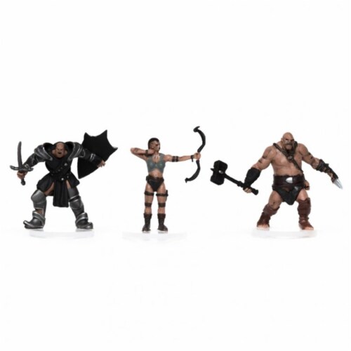 Role 4 Initiative Characters of Adventure Orcs 3-Set B Archer, Paladin & Battlema Perspective: front