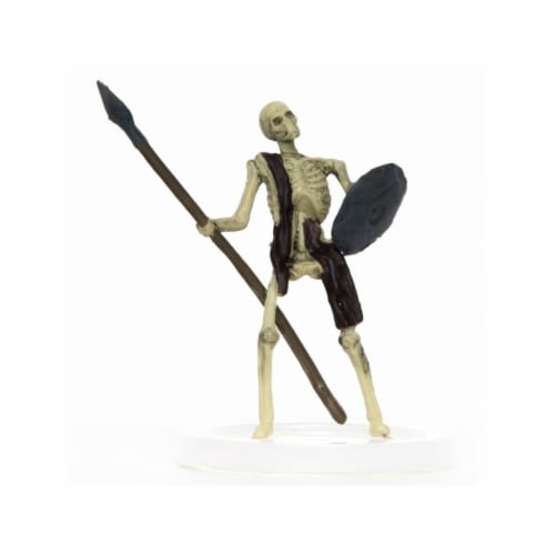 Role 4 Initiative Characters of Adventure Skeleton Spearman Miniature Perspective: front