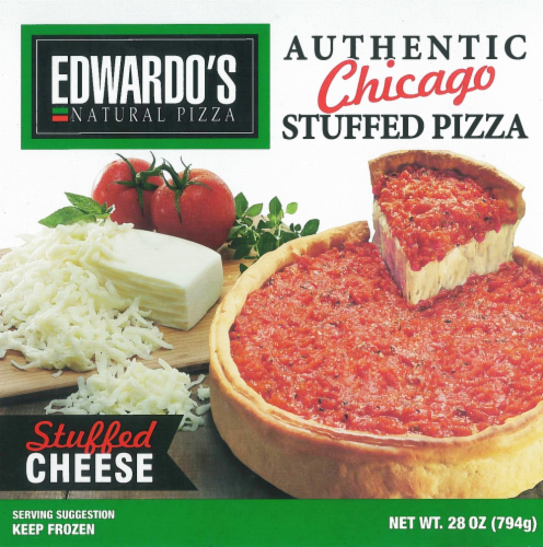Edwardo's Stuffed Cheese Authentic Chicago Pizza Perspective: front