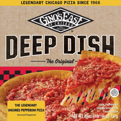 Gino's East of Chicago® Deep Dish Classic Pepperoni Pizza, 9 in - City ...