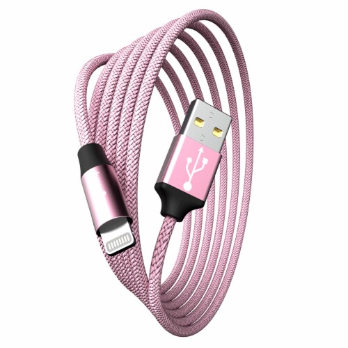 Foto Electric Supply Lightning Connector Cable - Pink Perspective: front