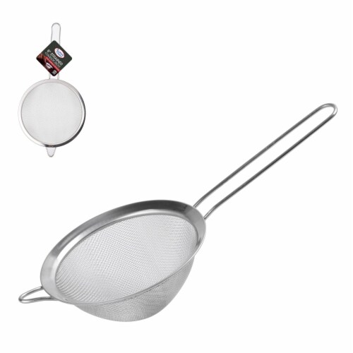 Aramco Imports Alpine Cuisine® Stainless Steel Strainer Perspective: front
