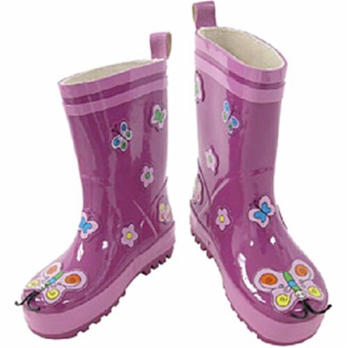 Kidorable purple butterfly rain boots 6 1 Kroger